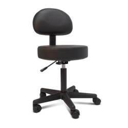 Backrest Stool Black 