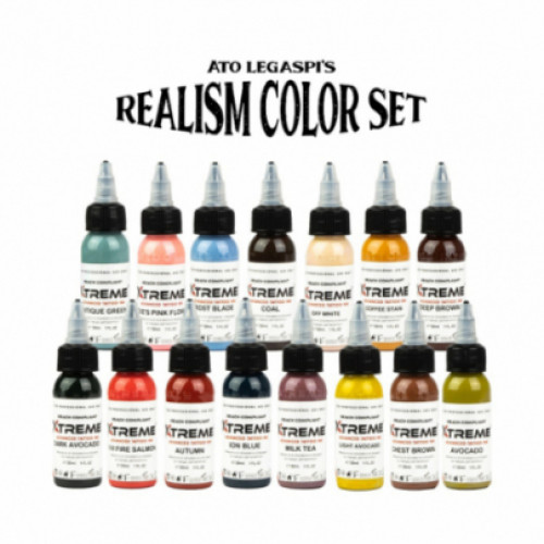 XTREME INK  ATO LEGASPI'S REALISM COLOR SET 15 X 30 ML