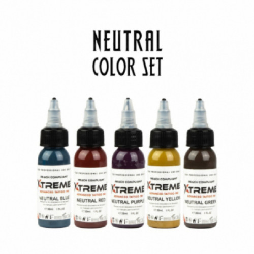 XTREME INK  NEUTRAL SET 5 X 30 ML