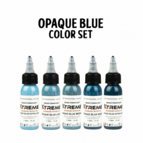 XTREME INK  OPAQUE BLUE SET  5 X 30 ML
