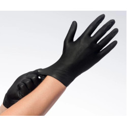 Soft nitril  premium handschoenen  zwart