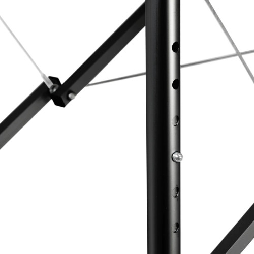 Opvouwbare massagetafel aluminium comfort 2 segment roze zwart aluminium