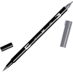 De Tombow ABT Dual Brush Pen N55 Cool grey 7