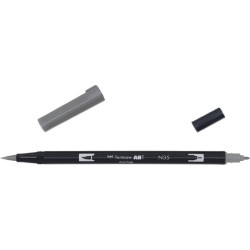 De Tombow ABT Dual Brush Pen N35 Cool Grey 12