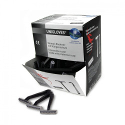  Unigloves Zwarte wegwerp Scheermesjes Doos 100 st