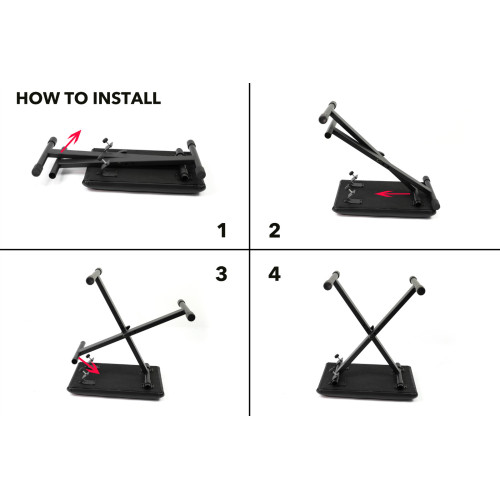 Adjustable Black Portable tattoo chair