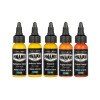 Platinum by Dynamic Tattoo Ink  Fire Set 5x 30 ml