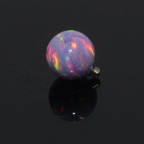 New Style Titanium Flat surface barbells met opal kleur balls