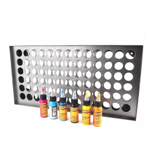 Tatoeage inkt wand gemonteerde inkt rek