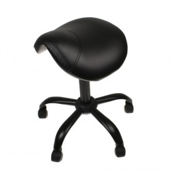 Zwarte Professional Tattoo Zadel artiesten stoelen kruk