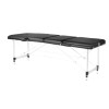 massagetafel zwart aluminium