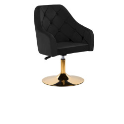 Beauty brede stoel zwart