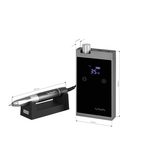 Draagbare nagelboor borstelloos