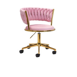 Beauty draaistoel roze