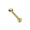 Titanium Goud Gekleurde Labret 1.2 mm