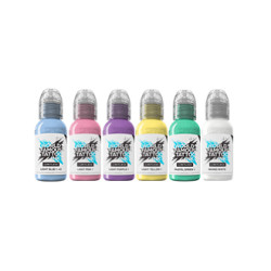 Limitless Tattoo Ink - Pastel Collection - 6 x 30 ml