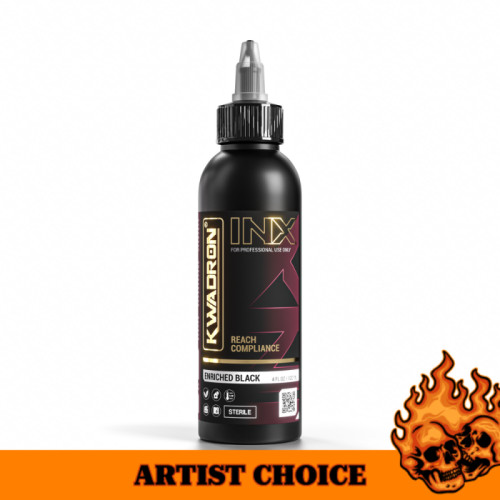 KWADRON INX ENRICHED BLACK 120ML 