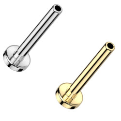 0.8 Titanium Push Pin Labret Zonder Bal