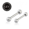 1.0 mm Titanium mirco barbell met 3 mm bal