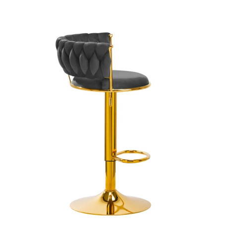 Beauty bar stoel grijs