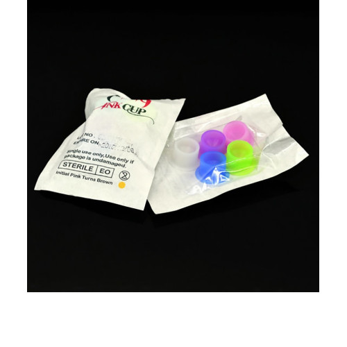 Sterilzed silicone ink cups