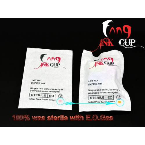 Sterilzed silicone ink cups