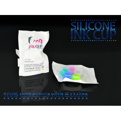 Sterilzed silicone ink cups