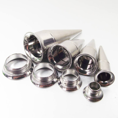 Chirurgisch staal Flesh Tunnel met Oprek Pin