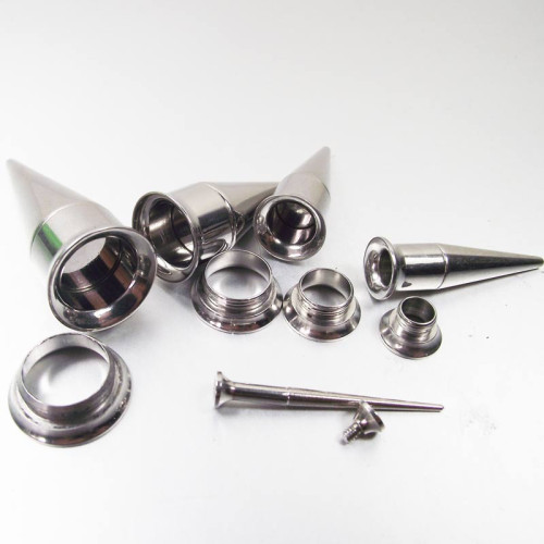 Chirurgisch staal Flesh Tunnel met Oprek Pin