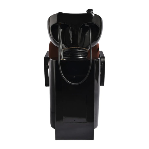  Kapperstoel  bruin met wasbak