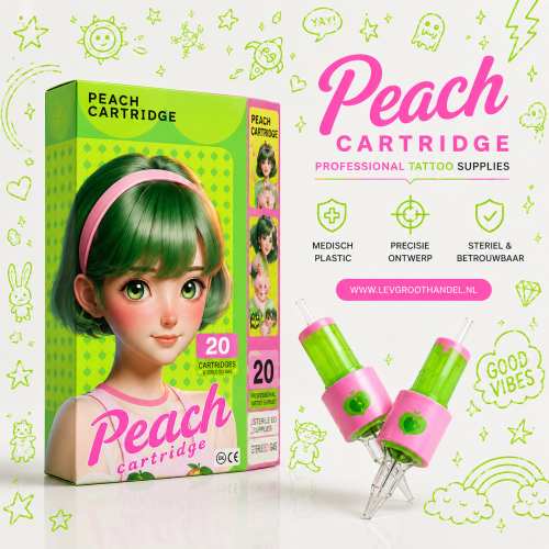 Peach Liner Cartridges 20 st pr doos