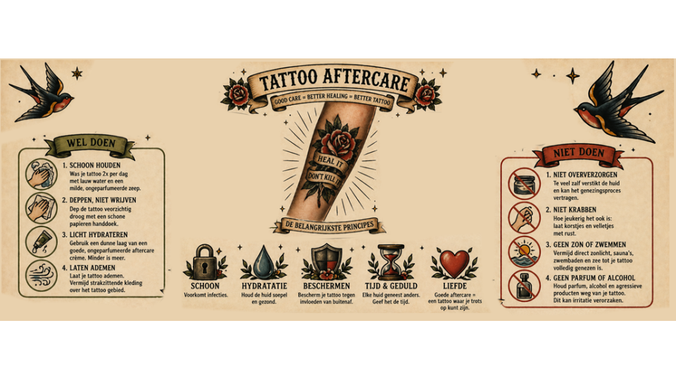 Tattoo aftercare anno nu: wat werkt écht (en wat is achterhaald?)