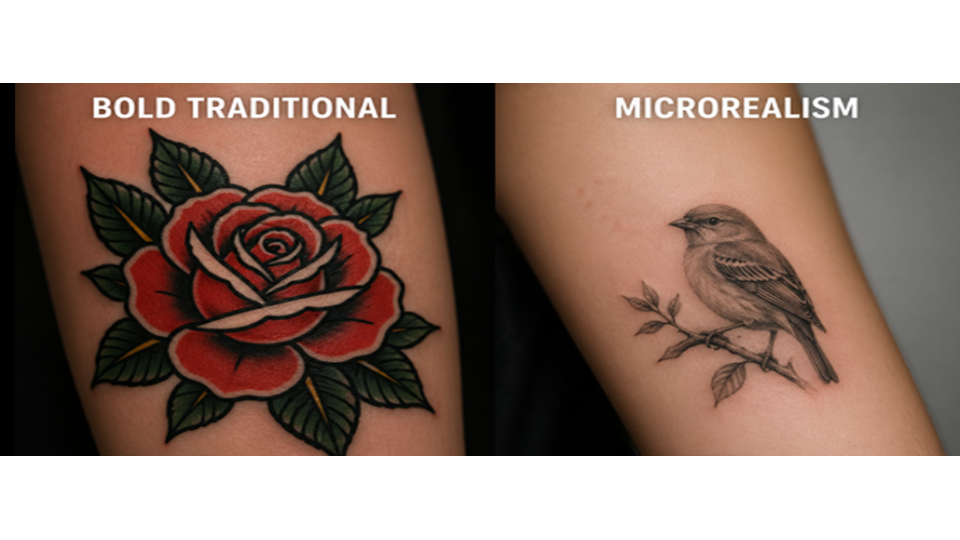 Microrealism vs. bold traditional: welke stijlen domineren 2026?