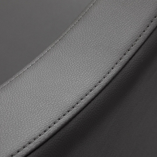 Kappersstoel grijs met roestvrijstalen onderstel