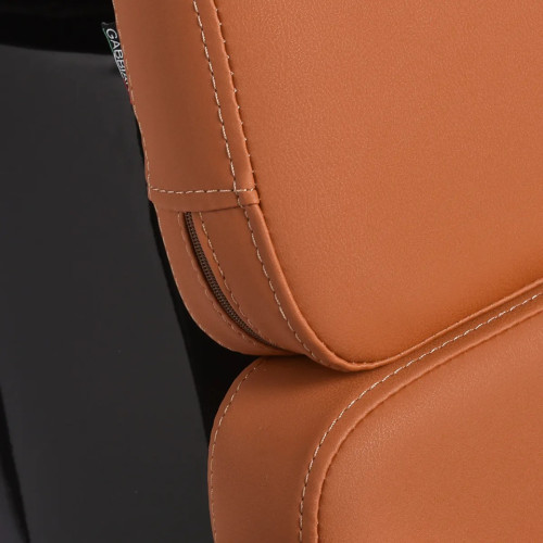 Kapperstoel oranje met wasbak