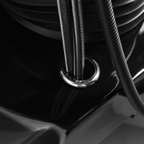 Kapperstoel oranje met wasbak