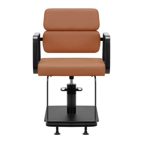 kappersstoel zwart oranje