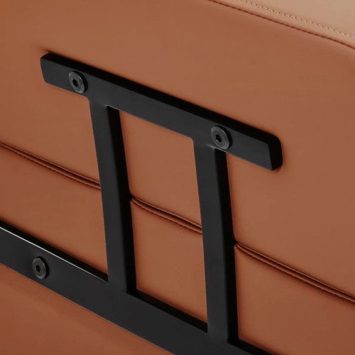 kappersstoel zwart oranje