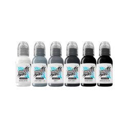 World Famous Thomas Carli Jarlier Noire Ink Set v2 - 6x 30 ml