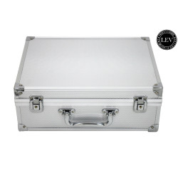 Tattoo opbergkoffer zilver