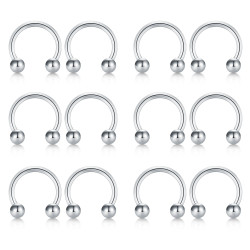 Chirurgisch staal Circular barbell 1.2mm