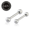 1.6 Titanium Barbell with 5 mm balls