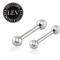 1.2 Chirurgisch staal Micro Barbells