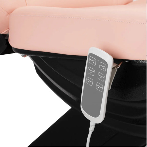 Elektrische schoonheidsstoel  3 motoren roze en zwart