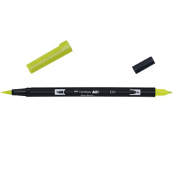 Tombow ABT Dual Brush Pen 126  Light Olive