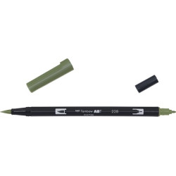 Tombow ABT Dual Brush Pen 228 Grey Green