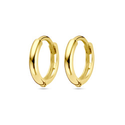 14 karaat Geelgouden klapoorringen 11 mm