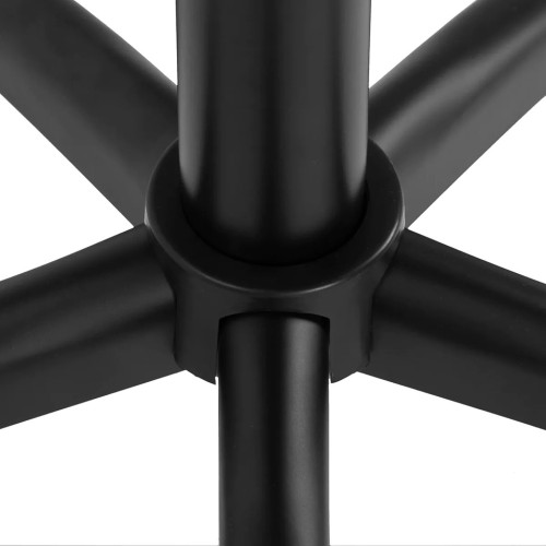 kapperskruk zwart met rugleuning