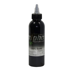 ALPHA superfluid 100 Procent  Sumi  30 ml tattoo ink
