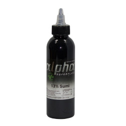 ALPHA superfluid 13 Procent  Sumi  30 ml tattoo ink